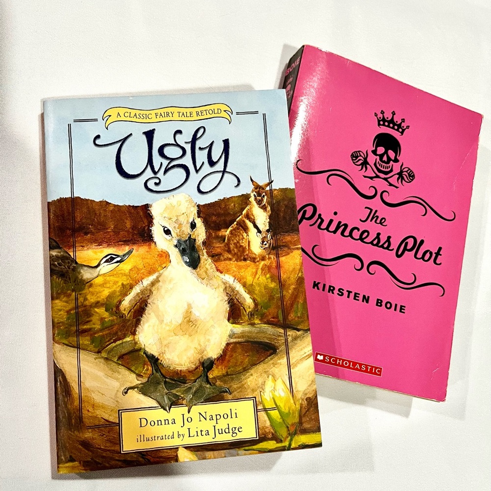 “Ugly” by Donna Jo Napoli and “The Princess Plot” by Kirsten Boie